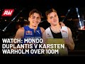 WATCH: Mondo Duplantis beats Karsten Warholm in epic 100m clash