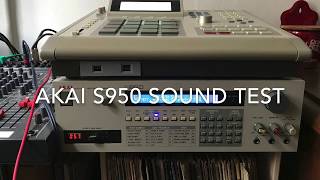 Akai s950 sound test.