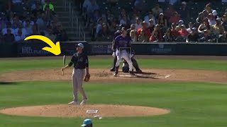 Zac Veen Bat Flips and Almost Hits Pitcher