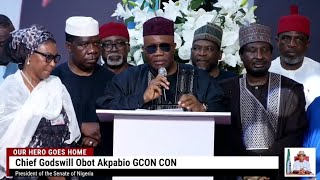 Senate President Akpabio, Abaribe, Others At Late Ifeanyi Ubah Night Of Tributes In Abuja