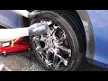 safe method for cleaning gloss black alloy wheels scratch free cardetailing carwash carcare