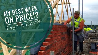 Bricklaying Vlog - When Everything Goes to Plan?! 3 Garages and a Pike!