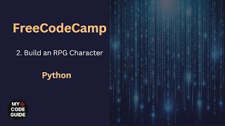 Build an RPG Character - FCC Python Course