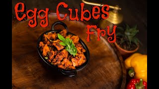 Egg Cubes Fry | Steamed Egg Cubes Fry | Egg Kabab Recipe | Fusion Egg Masala | Quisines Qasino