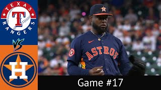 Astros VS Rangers Condensed Game 4/14/24