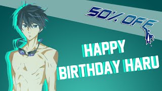 50% OFF: Happy Birthday, Haruka Nanase​​​ | Octopimp​​​