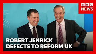 Robert Jenrick joins Reform UK after being sacked by Conservatives | BBC News