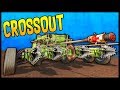 Crossout - KISS OF DESTRUCTION! 4 Augers + 1 Buzzsaw + 2 Explosive Sticks Melee Build Gameplay