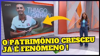 GLOBO ESPORTE PE! Thiago Galhardo não jogou mas já é fenômeno no Santa Cruz