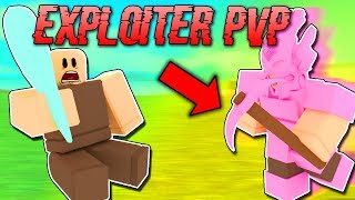 Pvp With New Diamond Armor Roblox Booga Booga Videos - 
