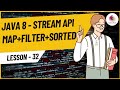 Stream API In Java 8 | Map | Filter | Sorted | Java Streams | Java 8 Features