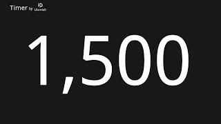1500 Second Countdown Timer