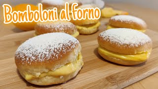 BOMBOLONI AL FORNO ~ Facili, soffici e buonissimi !