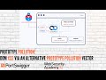 Prototype Pollution: DOM XSS via an alternative prototype pollution vector