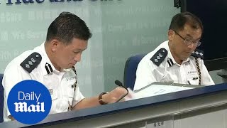 Hong Kong police say tear gas used on protesters due to violence