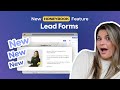 HoneyBook Lead Forms vs. Contact Forms (new feature!)