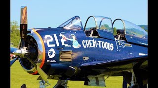 T-28 aerobatic display with Toni Eichhorn at Airshow Gelnhausen 2017