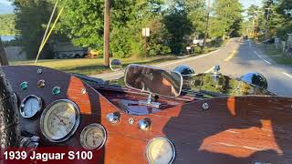 1939 Jaguar S100 Roadster Running