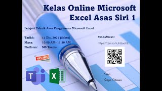 Kelas asas MS Excel Siri 1