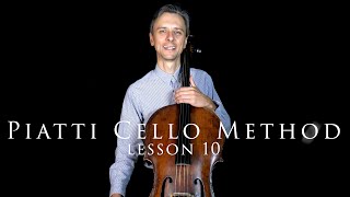 A.Piatti Cello Method Lesson 10 | Detache and Spiccato Exercises