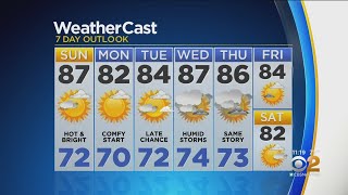 New York Weather: CBS2 8/3 Nightly Forecast at 11PM