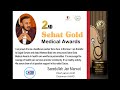 Coming soon 2nd Sehat Gold Medical Awards 2024 by Sahat dat com+ ICSTSI