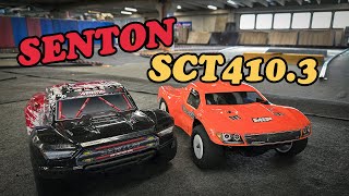 Carpet battle / Tekno SCT410.3 vs Arrma Senton v3