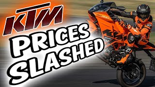 KTM Prices Slashed