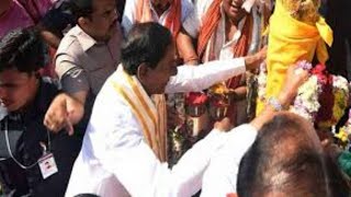 CM Sri KCR visit to Kaleshwara Mukteswara Swamy temple.