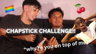 CONVINCED THE HOMIE TO CHAPSTICK CHALLENGE..