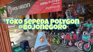 TOKO SERBA PANTES (TOKO SEPEDA DI BOJONEGORO) adek caca minta sepeda buat liburan dirumah😄