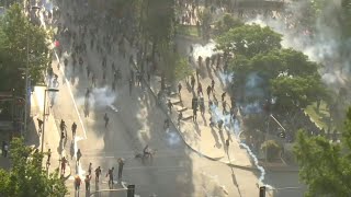 Protest near Chilean presidential palace in Santiago | AFP