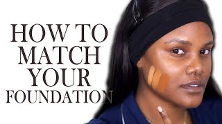 HOW TO FIND YOUR FOUNDATION SHADE | Foundation Matching for Beginners | Ale Jay