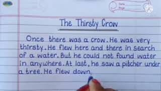 The Thirsty Crow/ Story Of The Thirsty Crow/ ਪਿਆਸਾ ਕਾਂ ਕਹਾਣੀ/ प्यासा कौआ/ Gurpreet Kaur