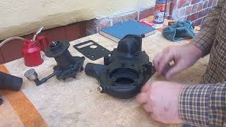 Humber Super Snipe Mk IV   Water Pump installation