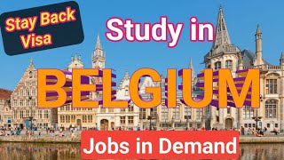 Study in Belgium | @amazingstudy554   Jobs in demand | Indian Students | Complete Info in Hindi