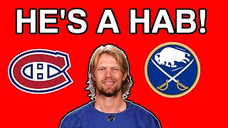 HABS TRADE FOR ERIC STAAL! NHL Trade News Montreal Canadiens Buffalo Sabres NHL Trade Habs 2021