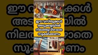 ഈ വസ്തുക്കൾ അടുക്കളയിൽ നിലത്ത് വീഴാതെ സൂക്ഷിക്കണം