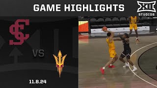 Santa Clara vs. Arizona State Game Highlights | 2024-25 Big 12 Men’s Basketball