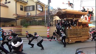 令和6年 岸和田だんじり祭(本町S字)第2回試験曳き Kishiwada Danjiri Matsuri2024/09/13