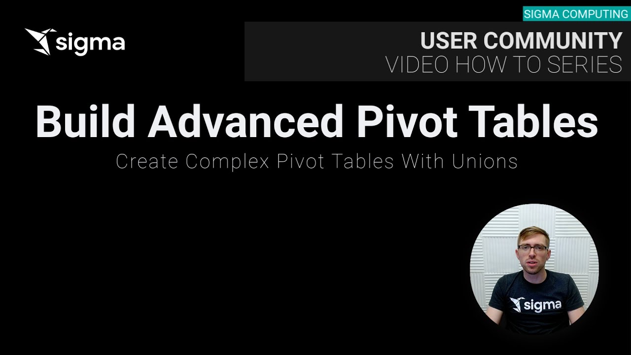 Video How-To: Build Advanced Pivot Tables - YouTube