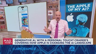 Jim Cramer digs into Apple's big AI announcment