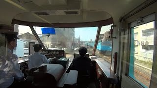 381系特急くろしお7号運転室光景／天王寺→鳳