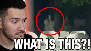 REACTING to SCARY GHOST VIDEOS (Scary Comp. V99 by @BizarreBub )