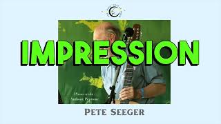 Asking Pete Seeger about meeting Bob Dylan, he described a scene in the movie A COMPLETE UNKNOWN.