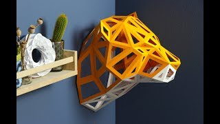 How to Modify Papercraft Animal Model into Open Structure DIY