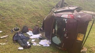 ⚠️:Disturbing video: Edward Muhumuza a NTV Journalist dies in a fatal accident at Entebbe expressway