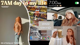 7AM PRODUCTIVE DAY IN MY LIFE: realistic morning routine, chit chat grwm + running errands! 🧚‍♀️💗