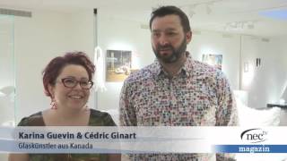 Karina Guevin And Cedric Ginart at the European Museum of Modern Glass