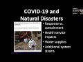 covid 19 natural disasters and mapping gis covid